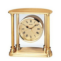 Seiko Gold Tone Floating Dial Desk & Table Clock